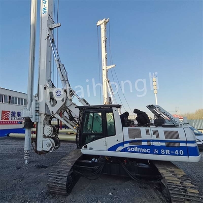 qualità  Kelly Miniature Used Rotary Drilling Rig SR40 50M Used Piling Rig For Construction Fabbrica