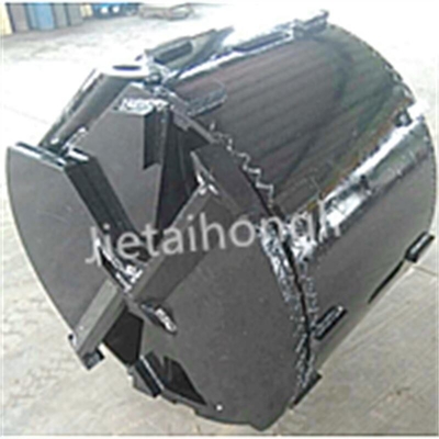 qualità  Double Bottom Sand Soil Drilling Bucket Core Barrel With Auger Teeth Rotary Fabbrica