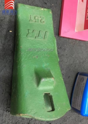 verde d'acciaio dei pezzi di ricambio del macchinario del secchio 25t dei denti piani della coclea