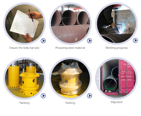 L'interruttore di Sany Soilmec Bauer Rig Casing Drive Adapter Dw ha alesato l'accatastamento del Rig Casing Wall