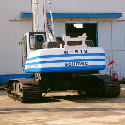 L'impianto di perforazione usato R40 della perforazione a rotazione di Soilmec, usato accatastando la macchina, ha usato l'impianto di perforazione SR516 della perforazione a rotazione del soilmec