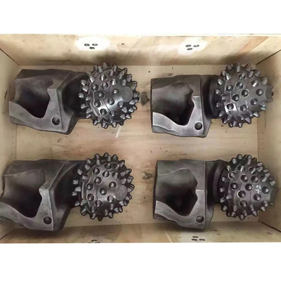 Carburo di tungsteno di perforazione triconico degli scalpelli a rulli della roccia 42Crmo per il palo di fondazione