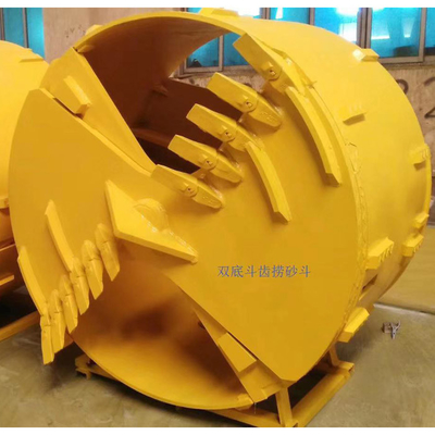 Secchio Od800mm/1000mm /1200mm/1500mm Clay Flat Teeth Bucket del suolo di Q355C